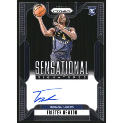 2024-25 Panini Prizm Sensational Signatures #67 Tristen Newton