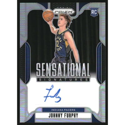 2024-25 Panini Prizm Sensational Signatures Prizms Silver #43 Johnny Furphy