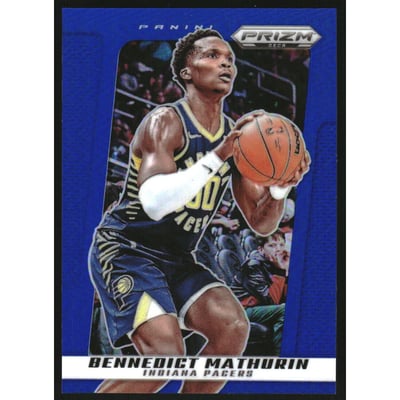 2024-25 Prizm Deca Prizms Blue #117 Bennedict Mathurin