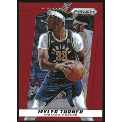 2024-25 Prizm Deca Prizms Red #103 Myles Turner