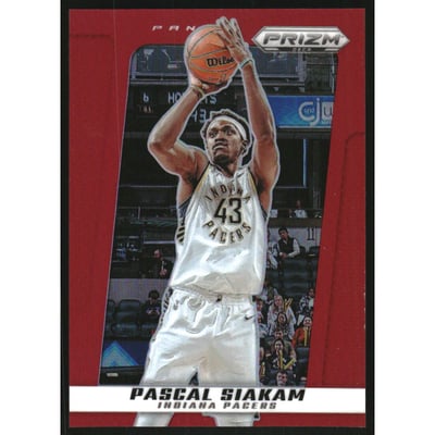 2024-25 Prizm Deca Prizms Red #187 Pascal Siakam