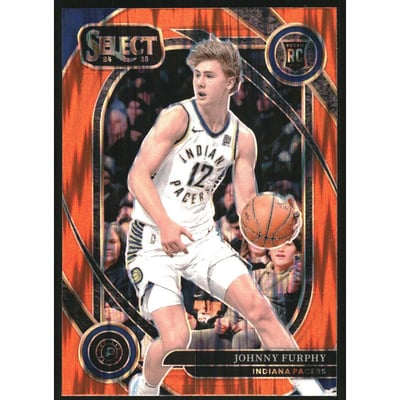 2024-25 Select Orange Flash Prizms #297 Johnny Furphy