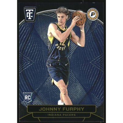 2024-25 Totally Certified Mirror Neon Green #152 Johnny Furphy