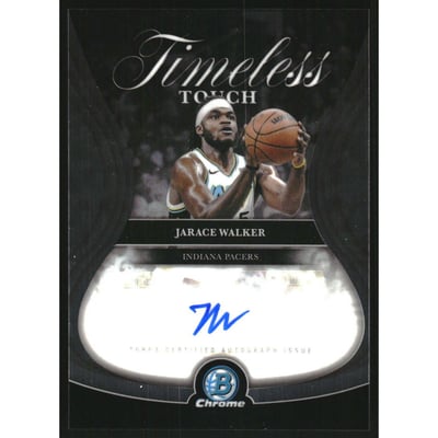 2025-26 Bowman Chrome Timeless Touch Signatures #TTAJW Jarace Walker
