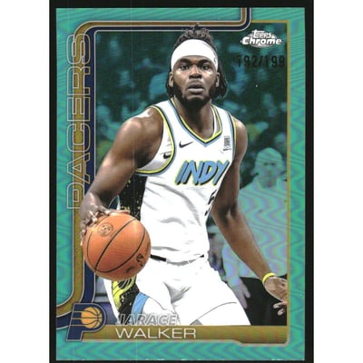 2025-26 Topps Chrome Aqua Refractors #53 Jarace Walker