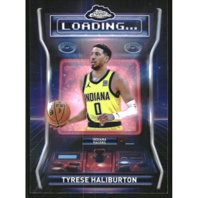 2025-26 Topps Chrome Loading… Refractors #LD10 Tyrese Haliburton