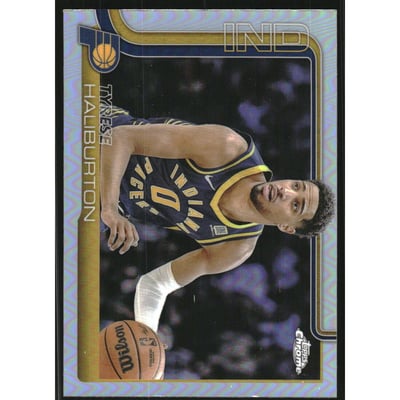 2025-26 Topps Chrome Refractors #3 Tyrese Haliburton