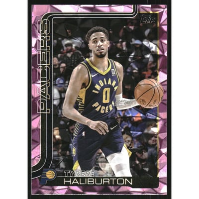 2025-26 Topps Diamante Pink #47 Tyrese Haliburton