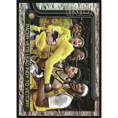 2025-26 Topps Holo Foil #280 Yes'Cers/Bennedict Mathurin/Johnny Furphy/Thomas Bryant/Tyrese Haliburton/Myles Turner