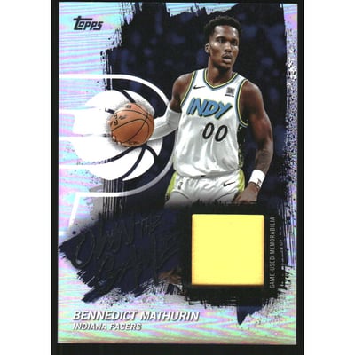 2025-26 Topps Own the Game Rainbow Foilboard #OTGABM Bennedict Mathurin