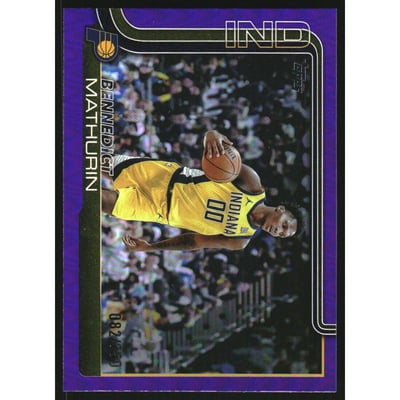 2025-26 Topps Purple Rainbow #48 Bennedict Mathurin