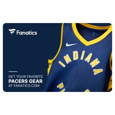 Indiana Pacers Fanatics eGift Card ($10 - $500)