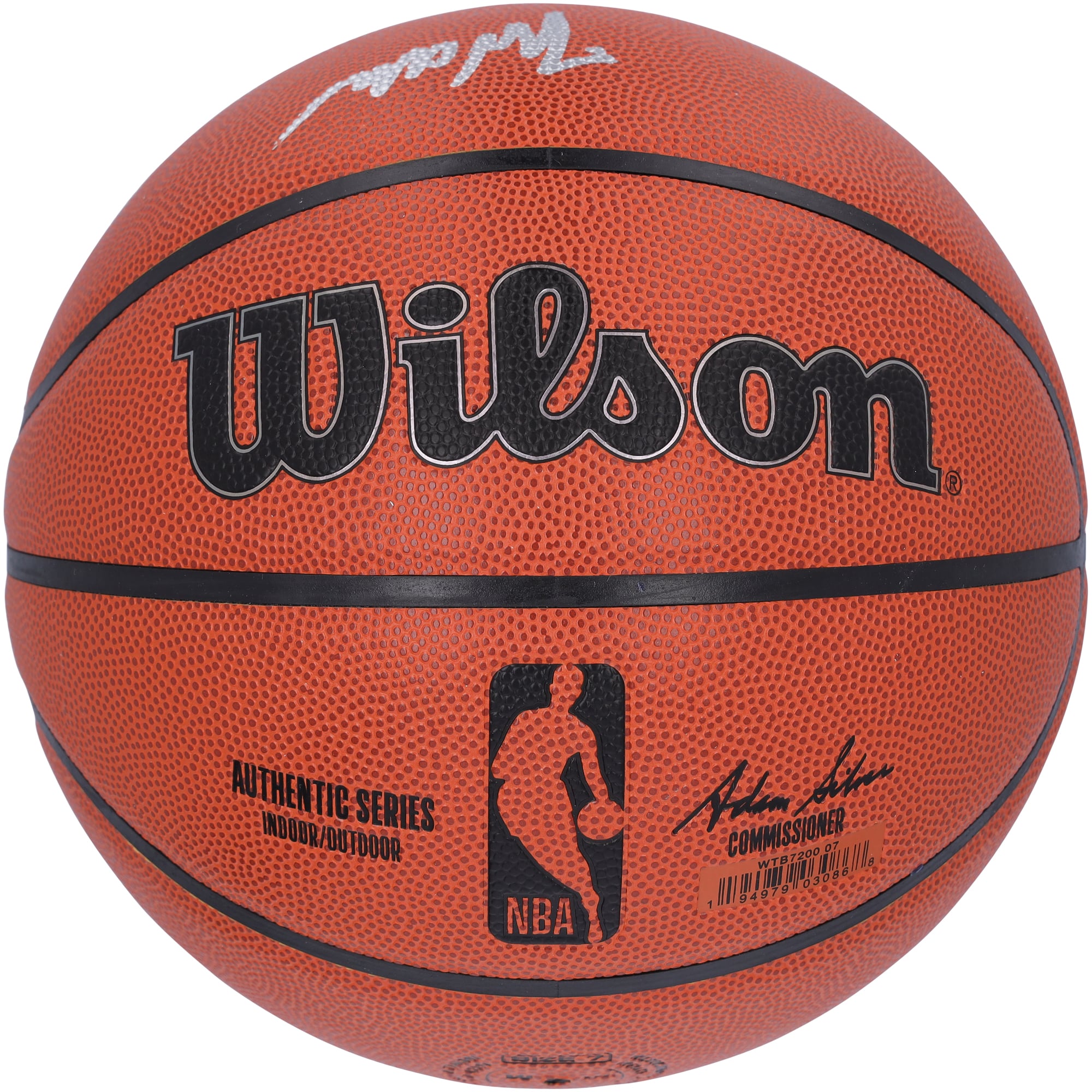 Jarace Walker Indiana Pacers Autographed 2023 NBA Draft Wilson Authentic Series Indoor/Outdoor Basketball