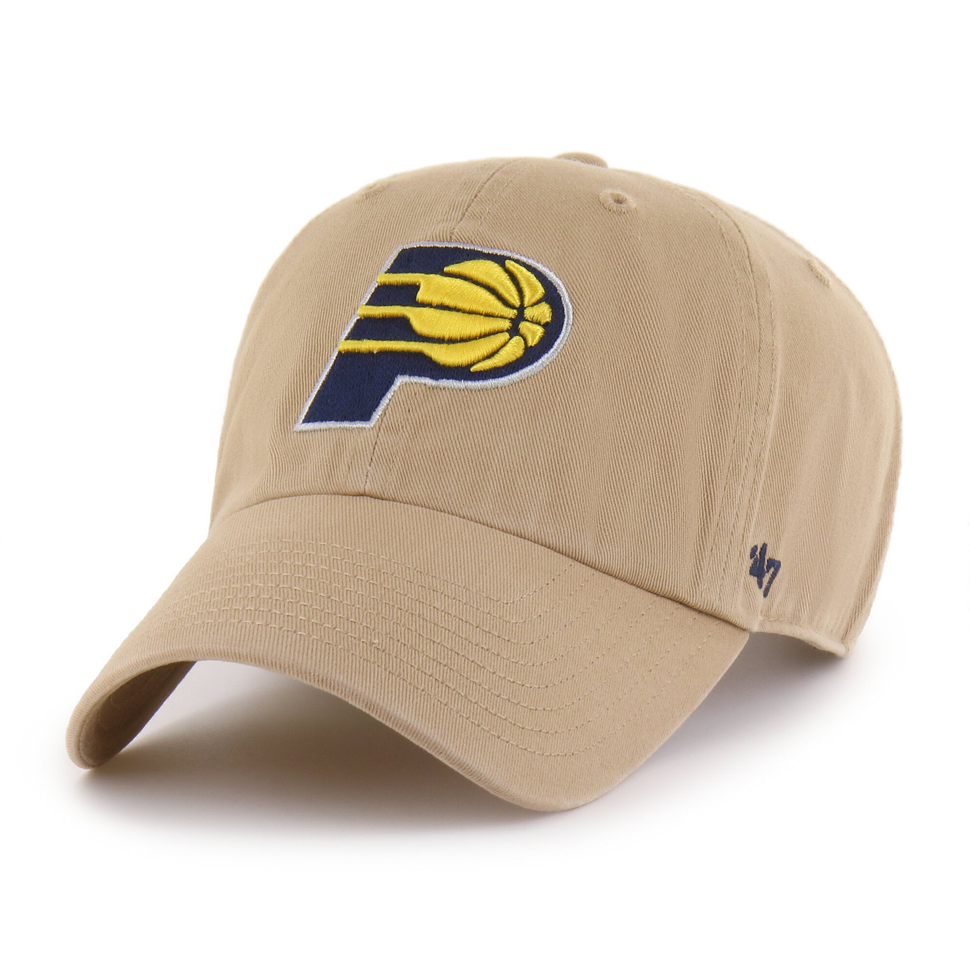 Men's Indiana Pacers '47 Khaki Logo Clean Up Adjustable Hat