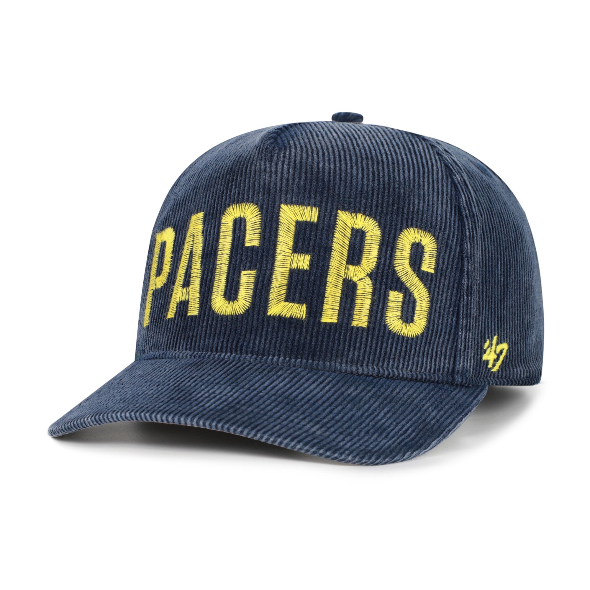 Men's '47 Navy Indiana Pacers Reclaim Snow Wash Corduroy Adjustable Hitch Hat