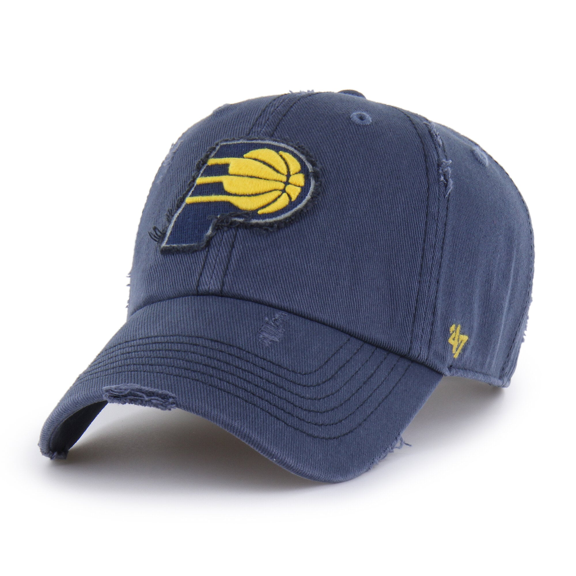 Men's Indiana Pacers '47 Navy Weathered Clean Up Adjustable Hat