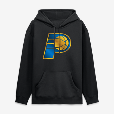 Indiana Pacers  Metallic Mascot Hoodie - Black