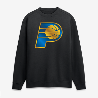Indiana Pacers  Metallic Mascot Sweatshirt - Black