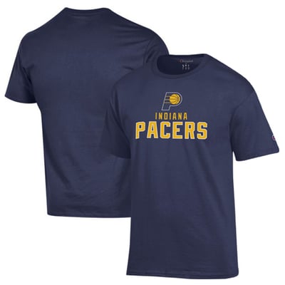Indiana Pacers Champion Jersey Cotton T-Shirt - Navy