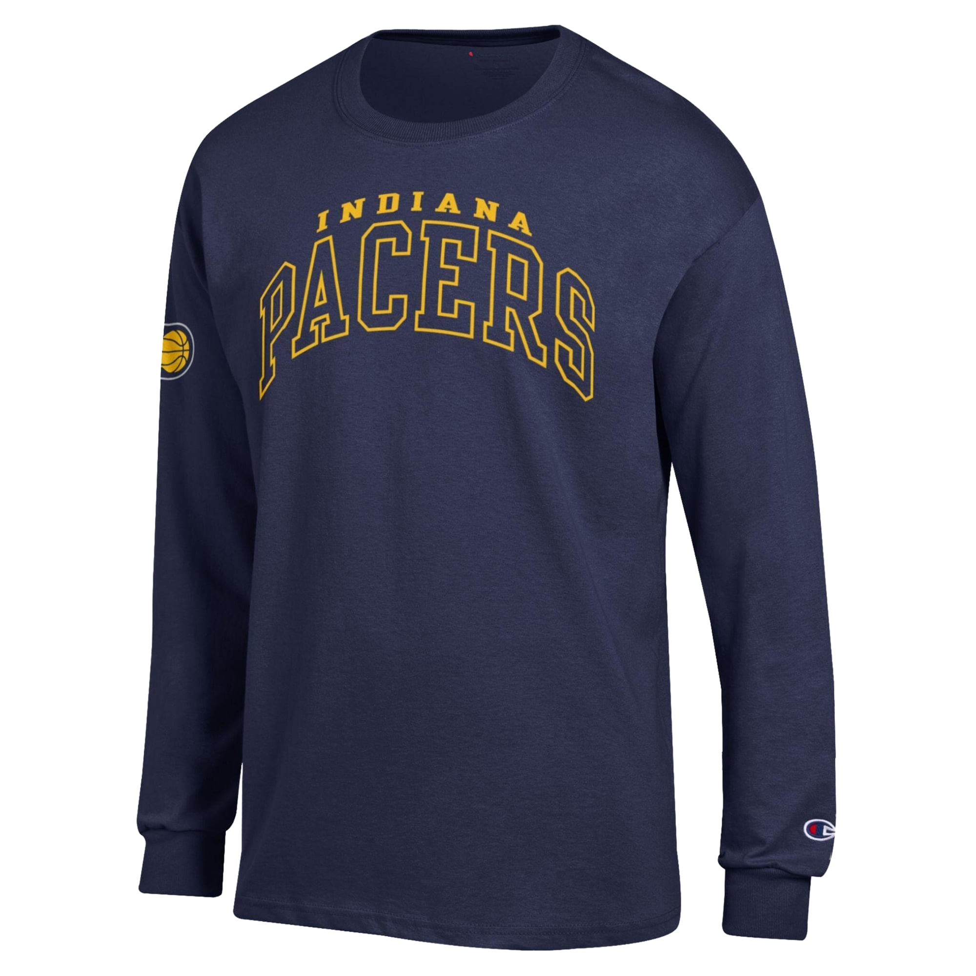 T-shirt à manches longues Champion Indiana Pacers bleu marine pour homme