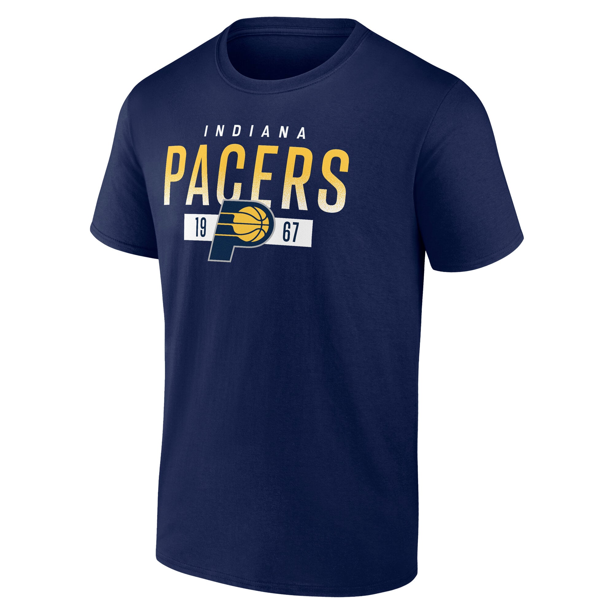 T-shirt Fanatics bleu marine pour homme de l'équipe Indiana Pacers