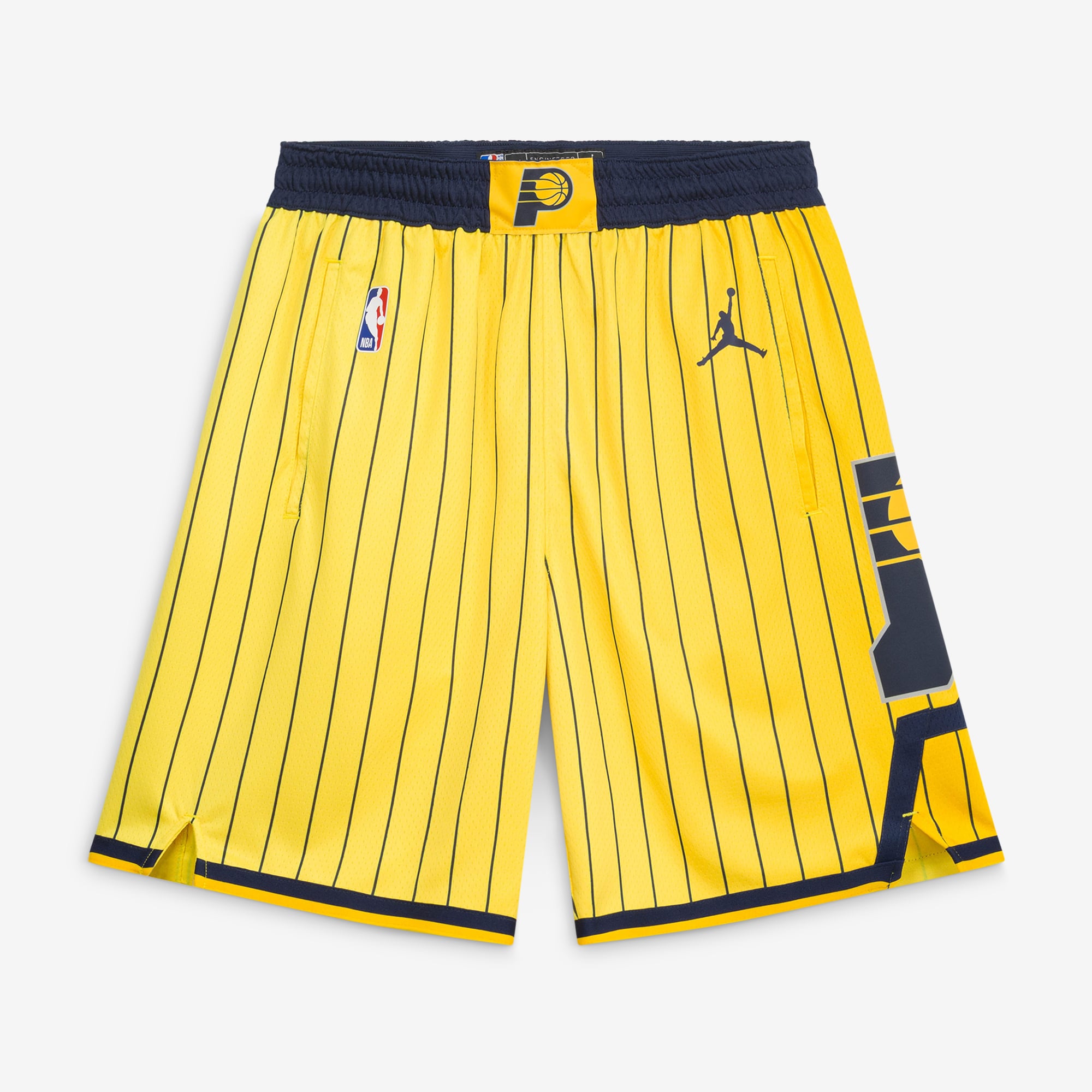 Short Swingman Jordan Brand Gold Statement Edition pour homme, Indiana Pacers