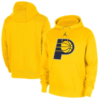  Indiana Pacers Jordan Brand Statement Edition Club Fleece Hoodie - Gold