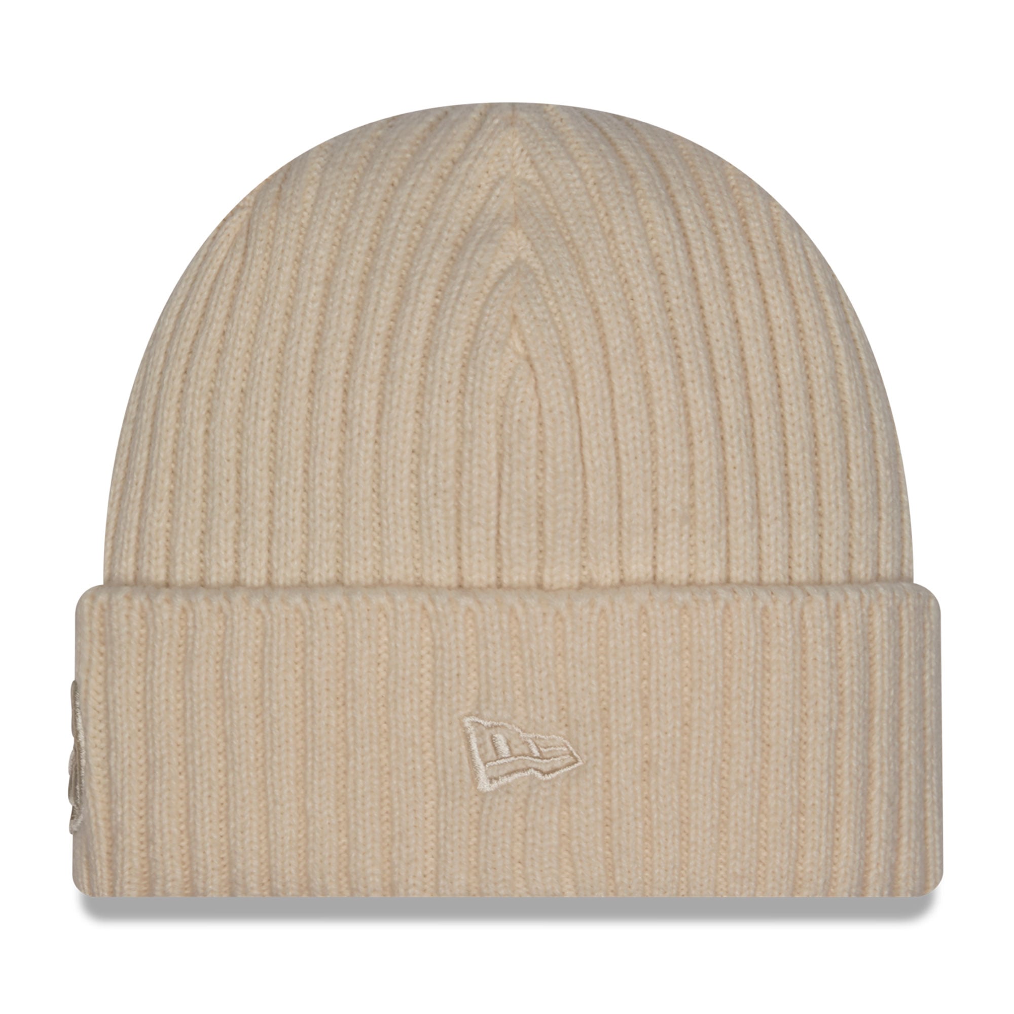Bonnet à revers crème New Era Indiana Pacers pour homme