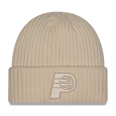 Indiana Pacers New Era Color Pack Cuffed Knit Hat - Cream