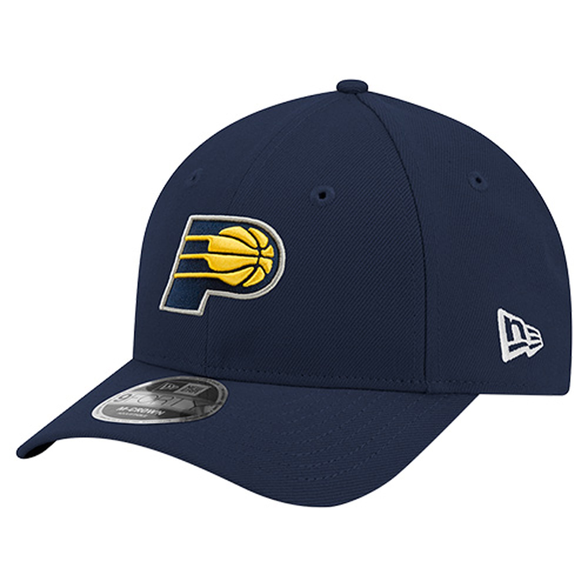 Men's Indiana Pacers New Era Navy 9FORTY Stock M-Crown Adjustable Hat