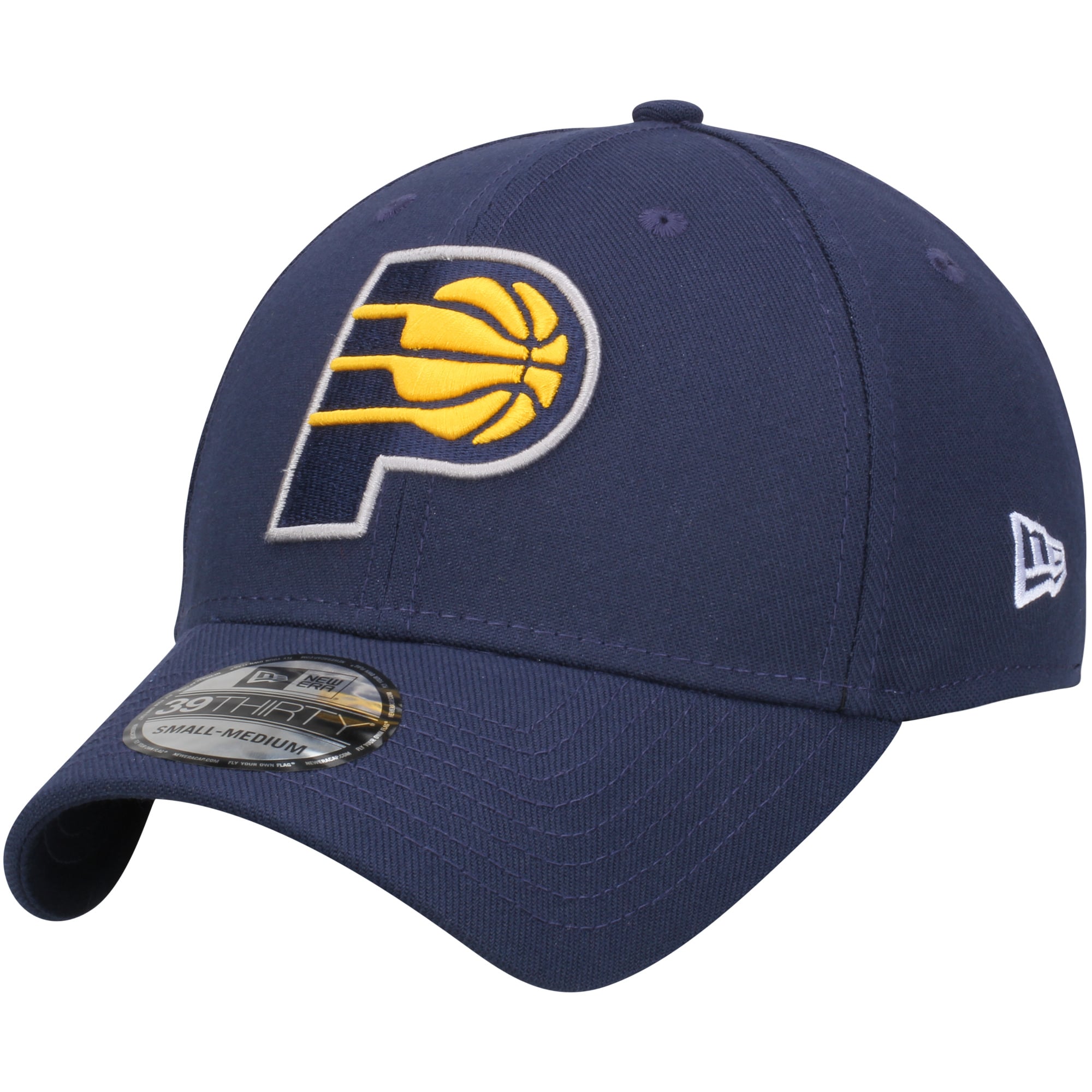 Men's Indiana Pacers New Era Navy Team Classic 39THIRTY Flex Hat