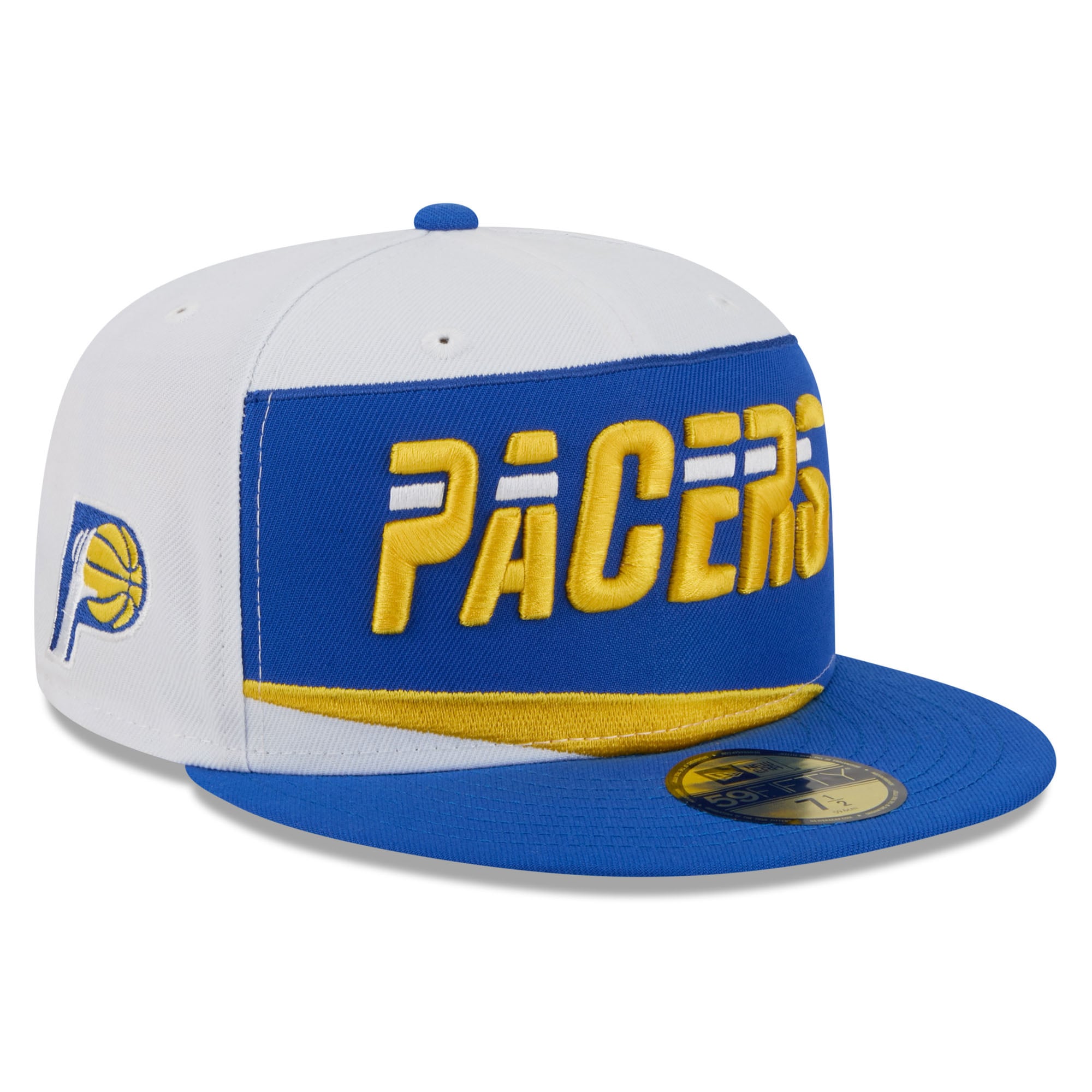 Men's Indiana Pacers New Era White/Blue 2025/26 City Edition 59FIFTY Fitted Hat
