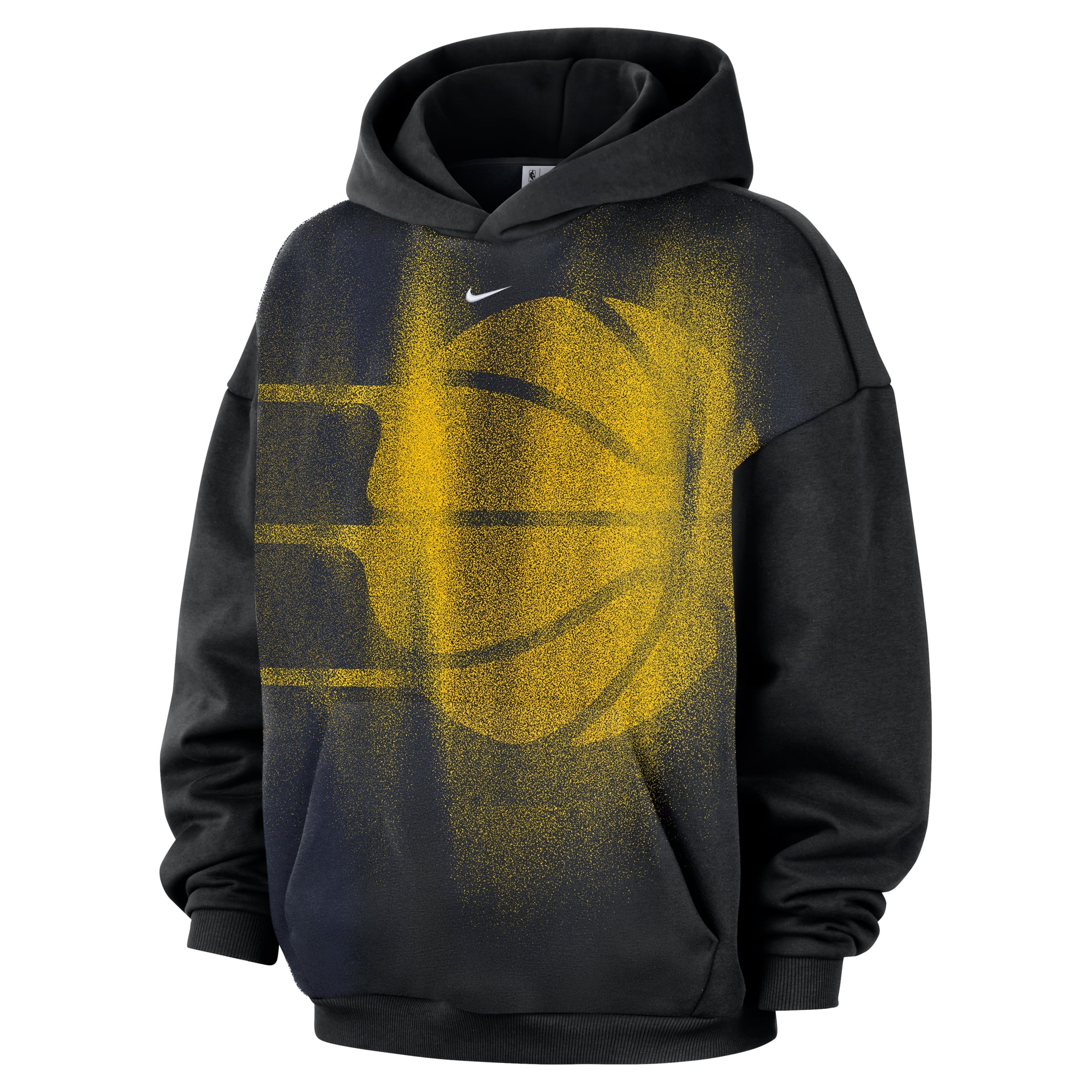 Sweat à capuche Nike Indiana Pacers 2026 Standard Issue Practice Icon Fleece noir pour homme