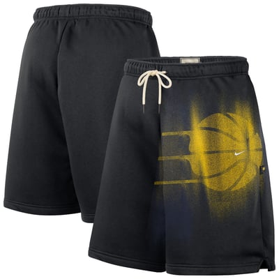 Indiana Pacers Nike 2026 Standard Issue Practice Icon Fleece Shorts - Black
