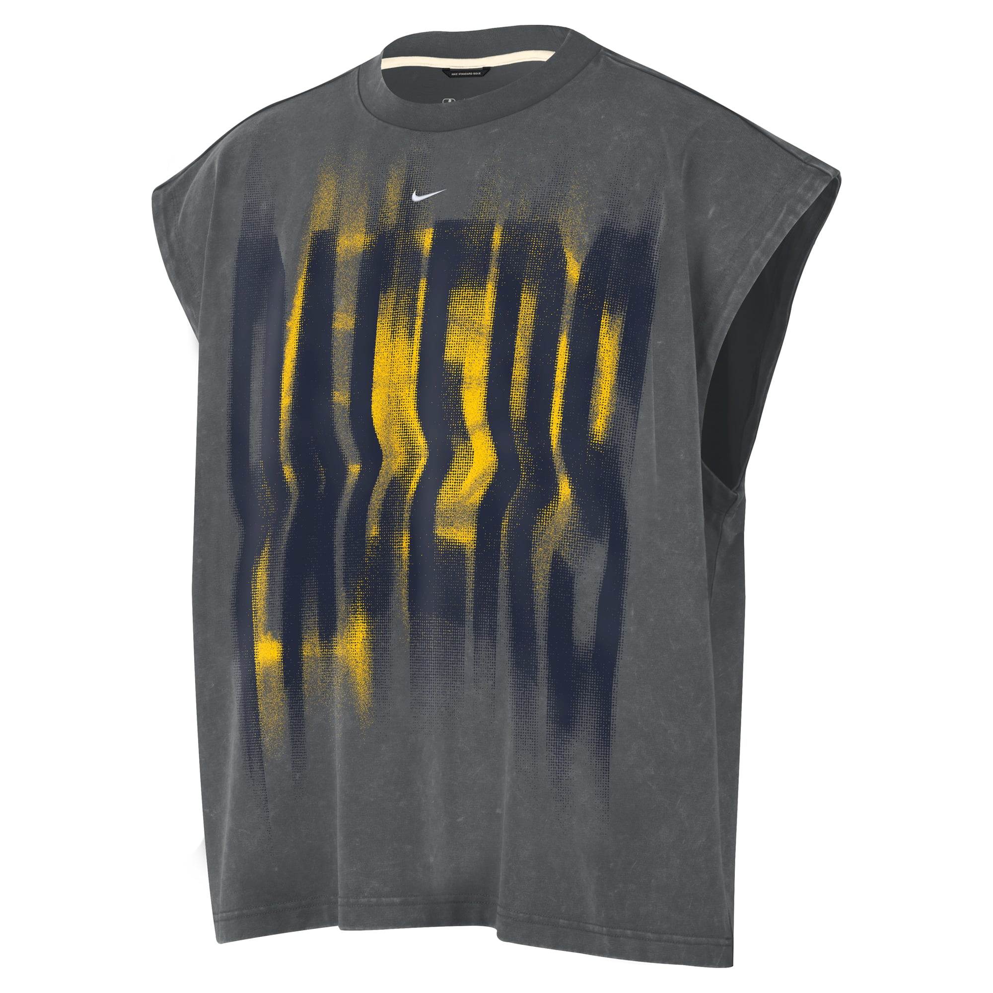 Débardeur d'avant-match Nike Indiana Pacers 2026 Standard Issue pour homme, couleur anthracite