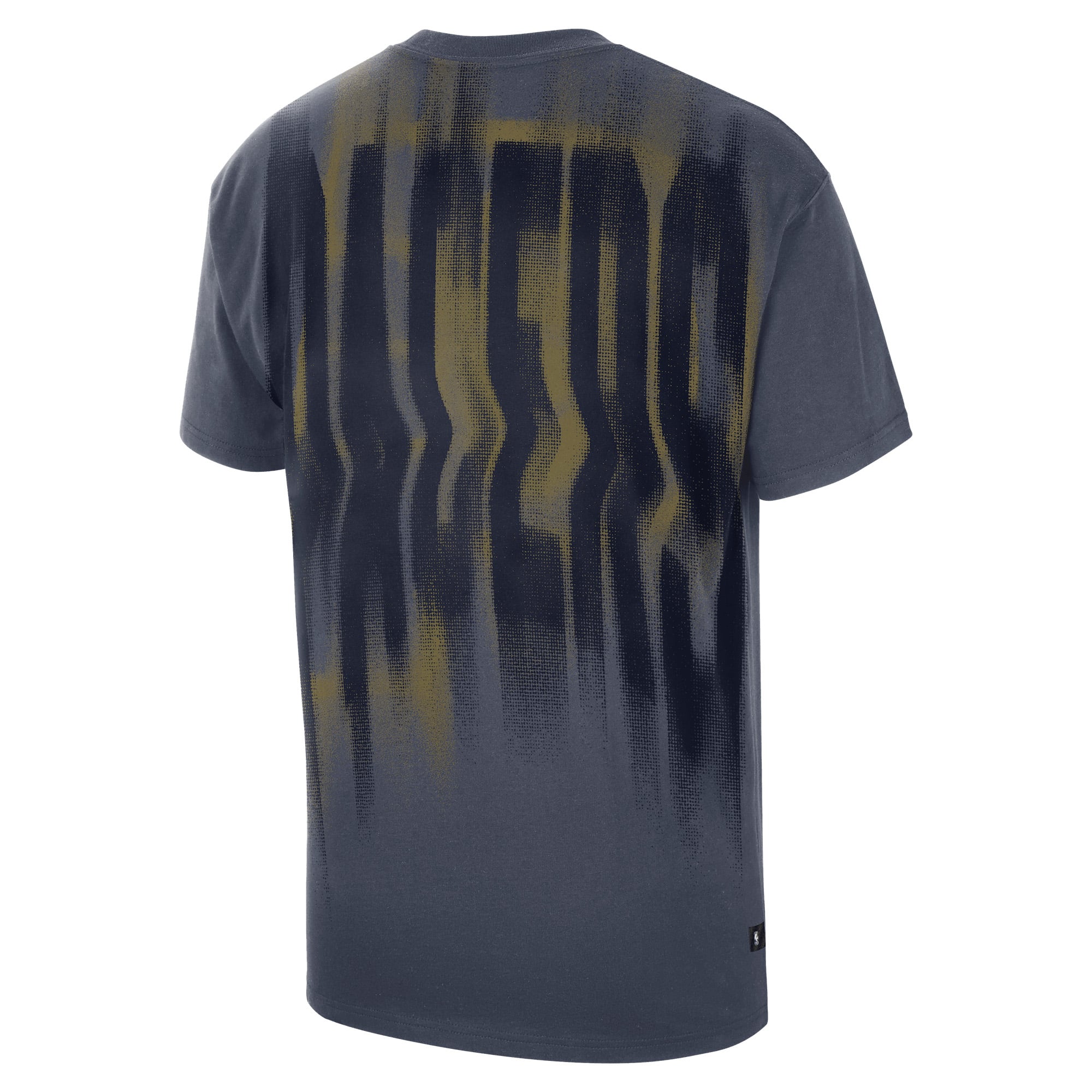 T-shirt Nike Max 90 d'avant-match, bleu marine, Indiana Pacers 2026, édition standard, pour homme