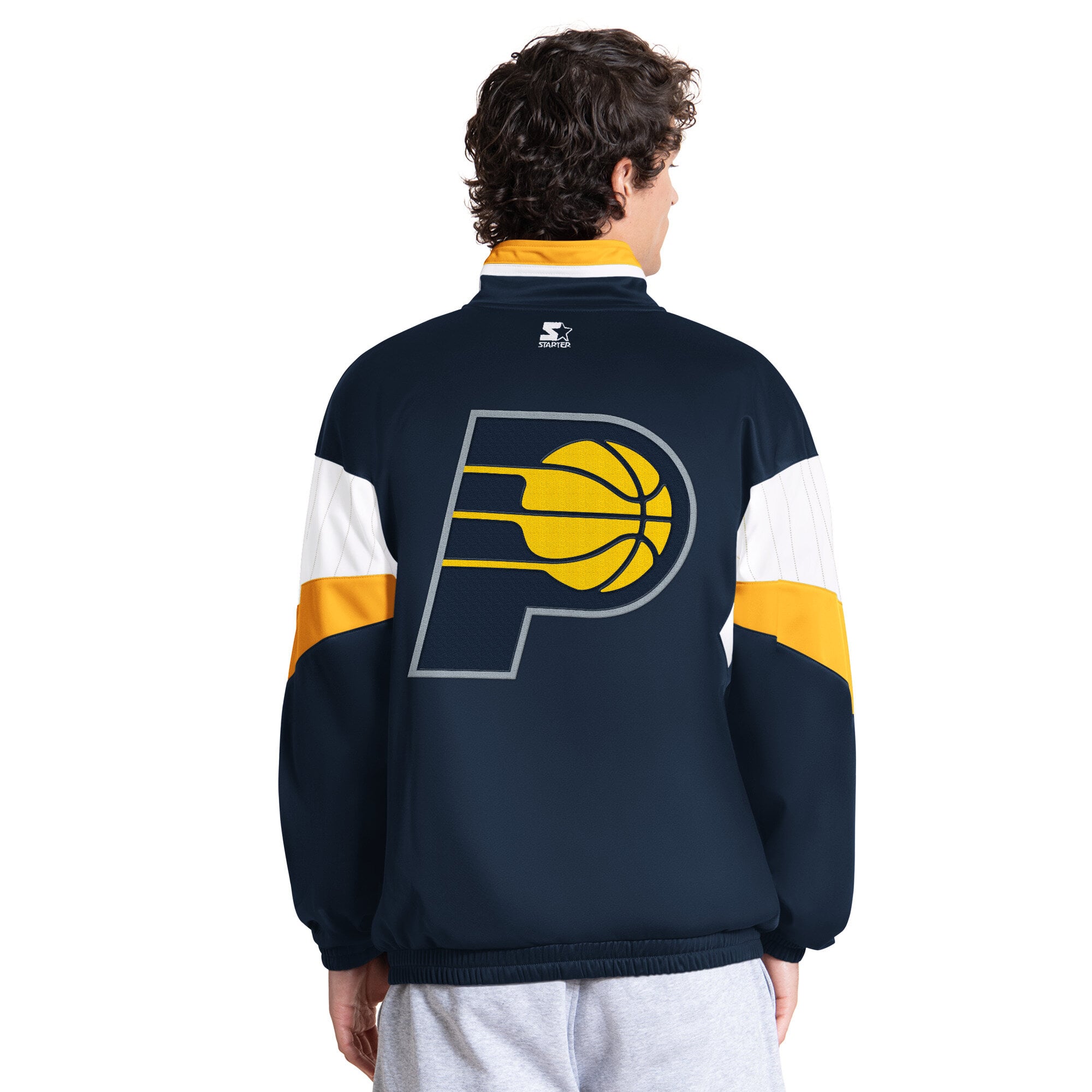 Veste de survêtement zippée Starter Navy Indiana Pacers Legacy pour homme