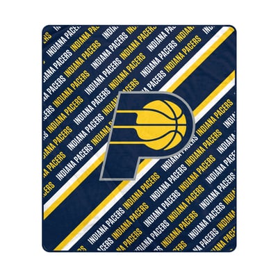 Indiana Pacers Pegasus 60" x 70" Diagonal Lined Wordmark Ultra Soft Blanket