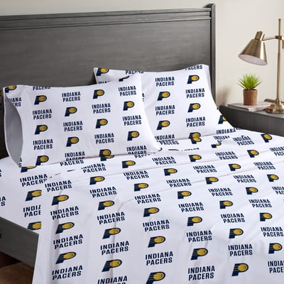 Indiana Pacers Pegasus Four-Piece Queen Sheet Set