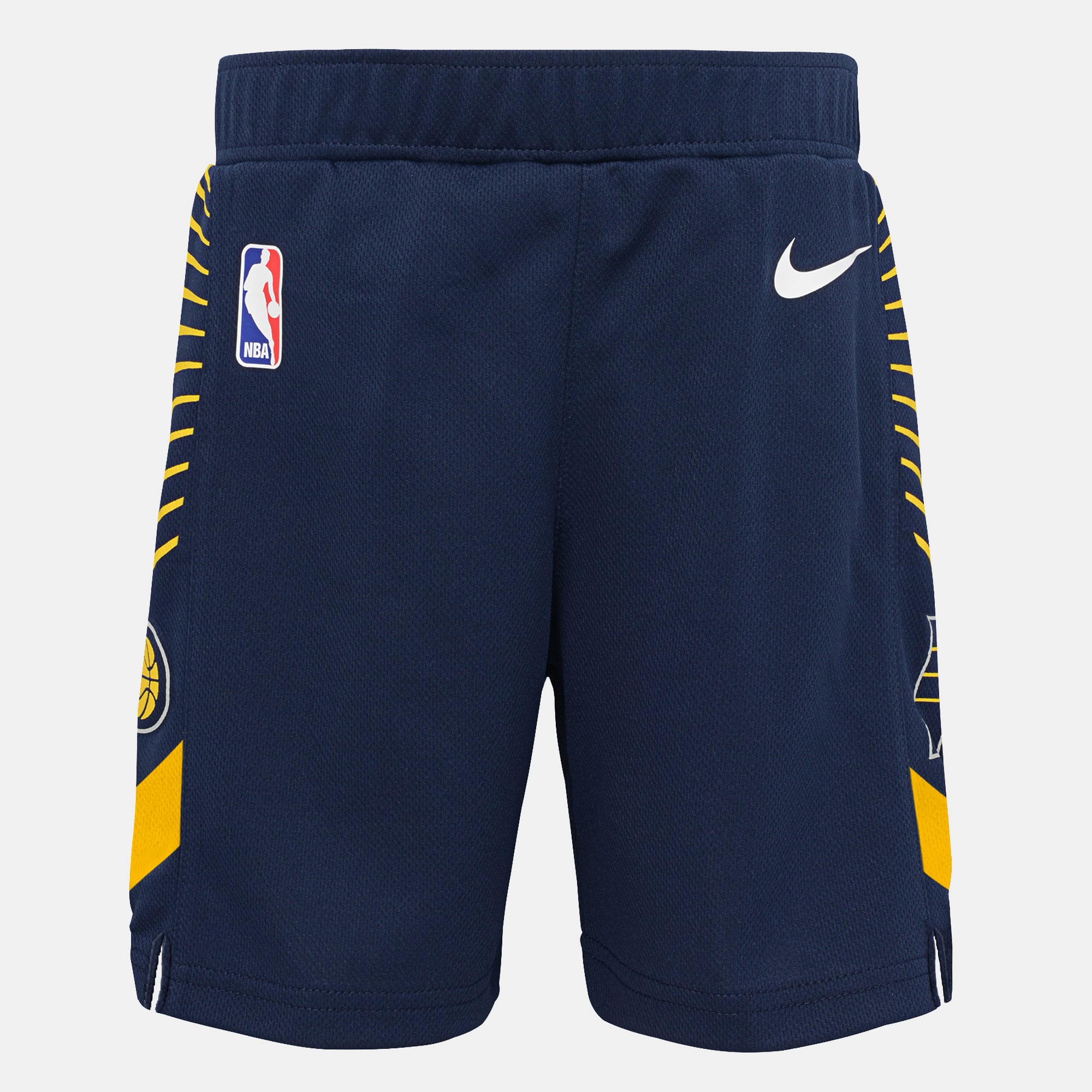 Short réplique Nike Indiana Pacers bleu marine pour enfant d'âge préscolaire – Édition Icon