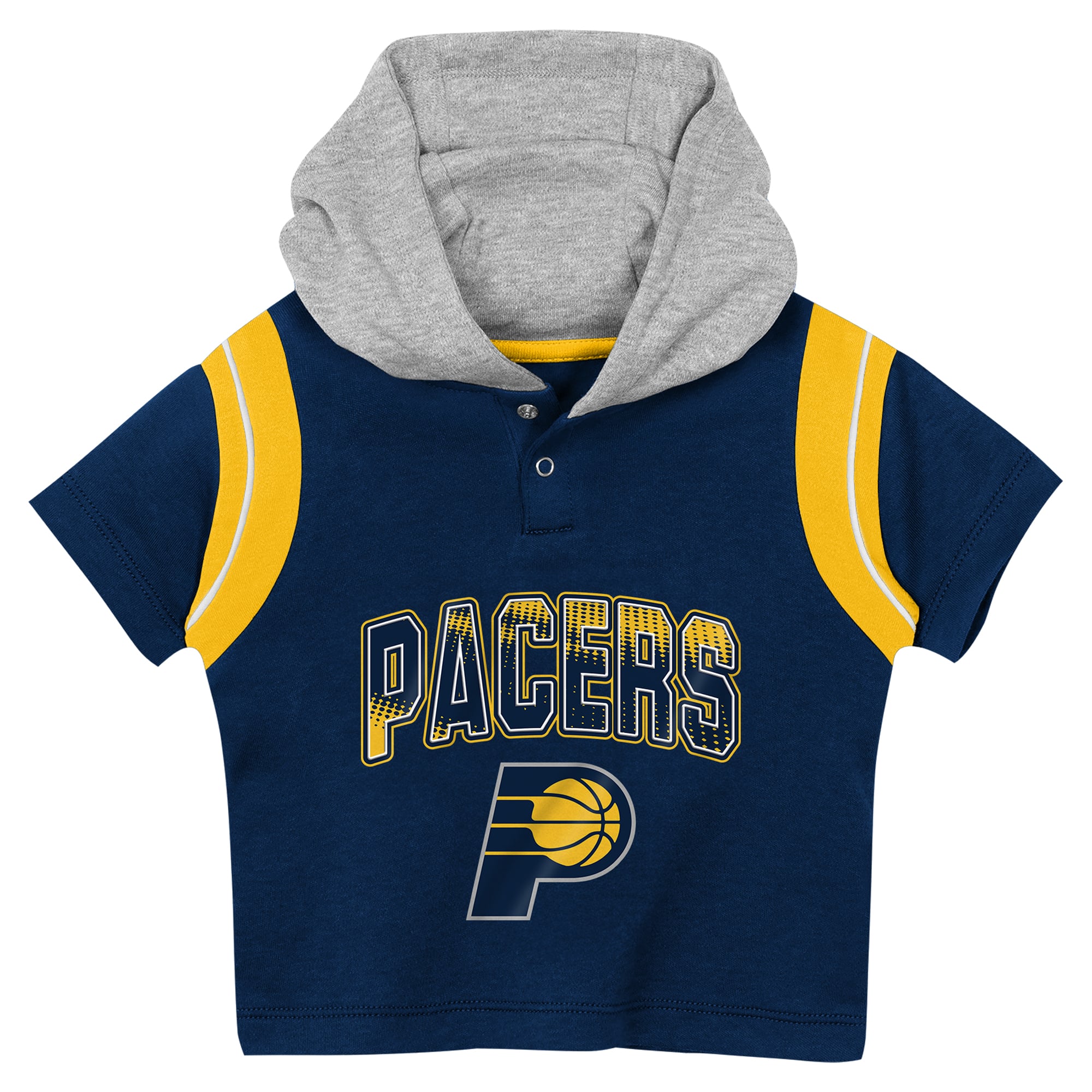 Toddler Outerstuff Navy Indiana Pacers Get Back Short Sleeve Hoodie & Shorts Two-Pack Set