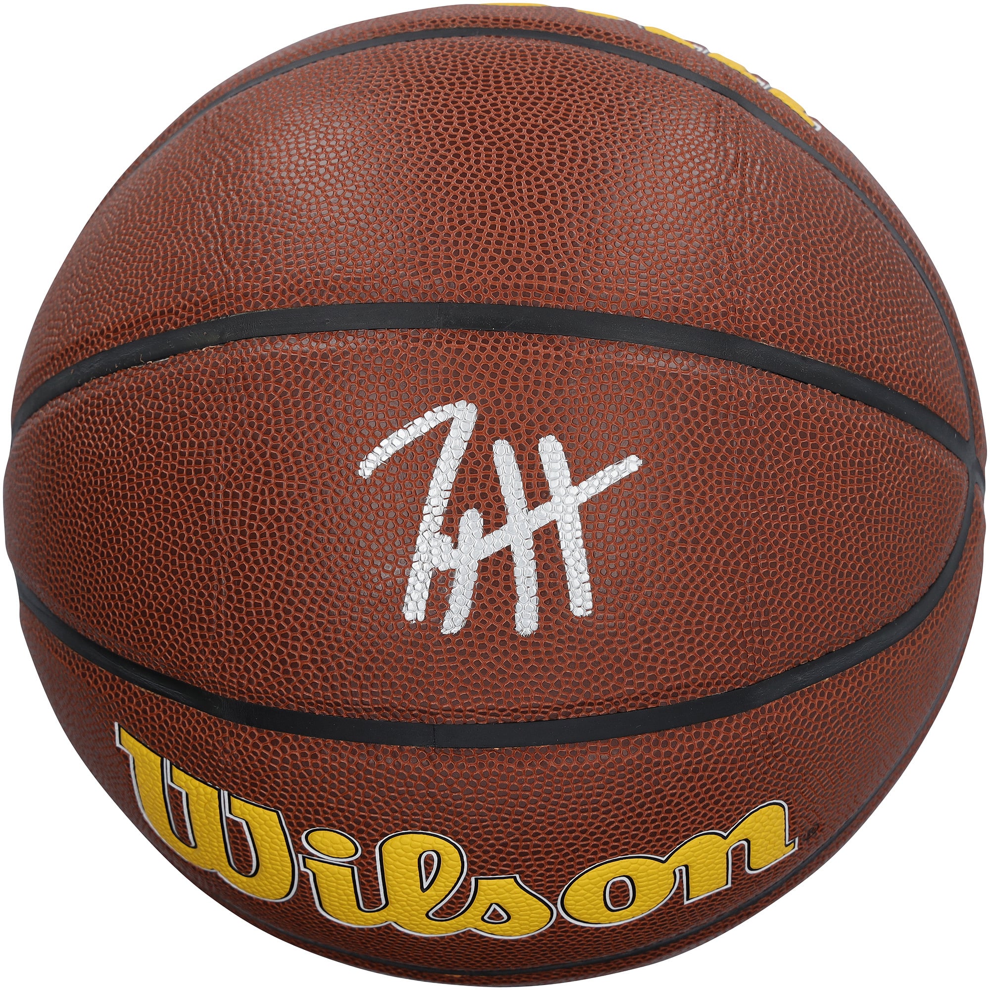 Ballon de basket Wilson Alliance avec logo de l'équipe, autographié par Tyrese Haliburton (Indiana Pacers).