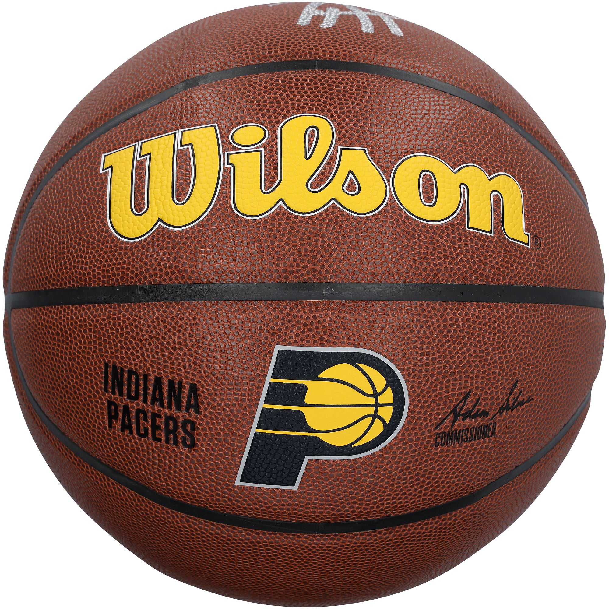 Ballon de basket Wilson Alliance avec logo de l'équipe, autographié par Tyrese Haliburton (Indiana Pacers).