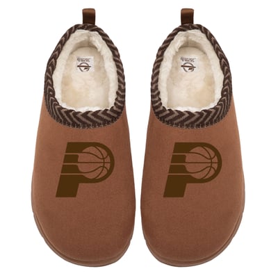 Indiana Pacers ISlide Unisex Tonal Logo Mission Slippers - Tan
