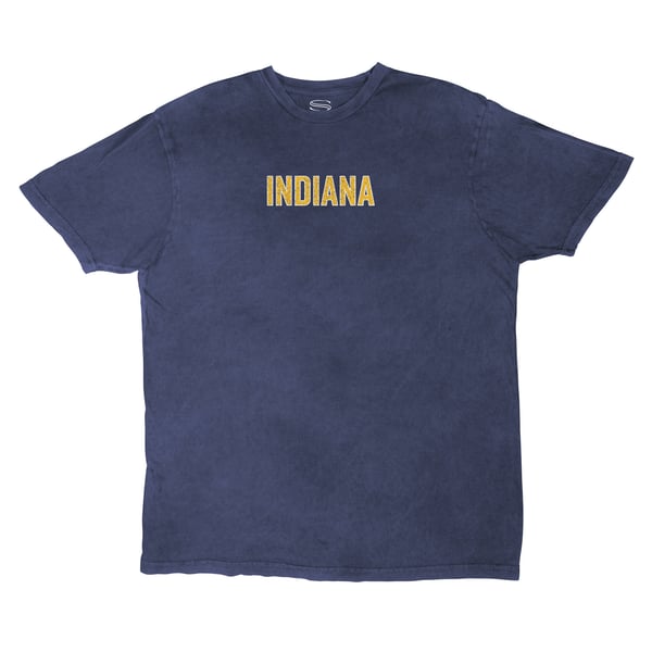  Indiana Pacers Stadium Essentials Unisex Oversized Vintage Wash T-Shirt - Denim - Image 3