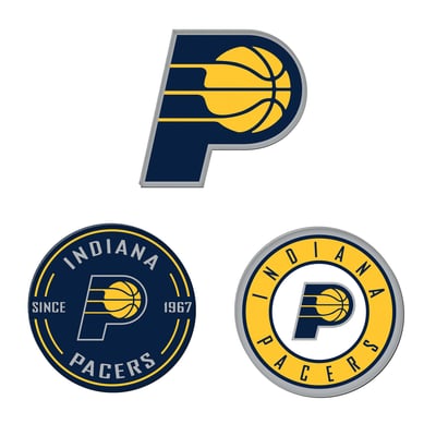  Indiana Pacers WinCraft 3-Pack Premium Fridge Magnet Set