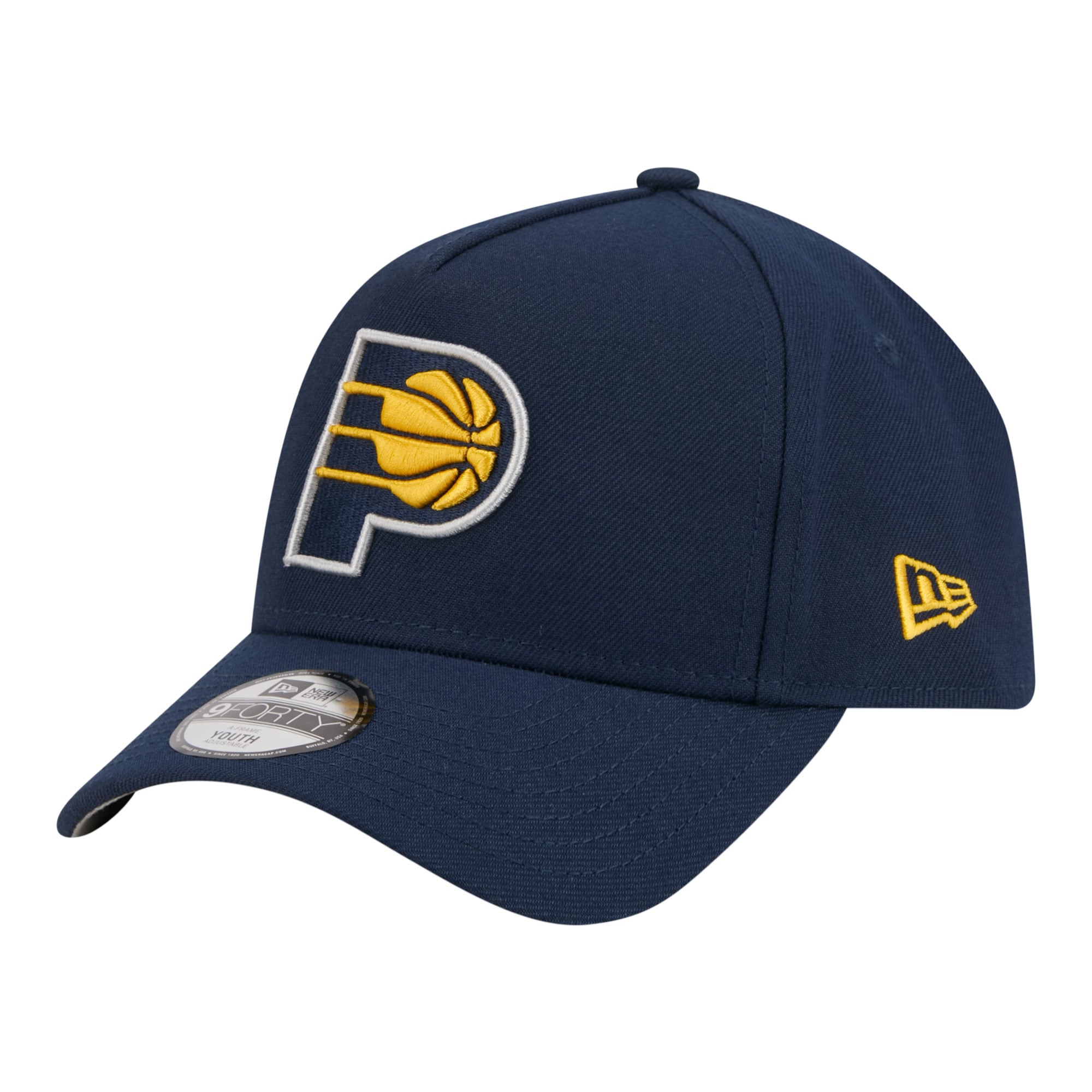 Youth Indiana Pacers New Era Blue 9FORTY A-Frame Adjustable Hat