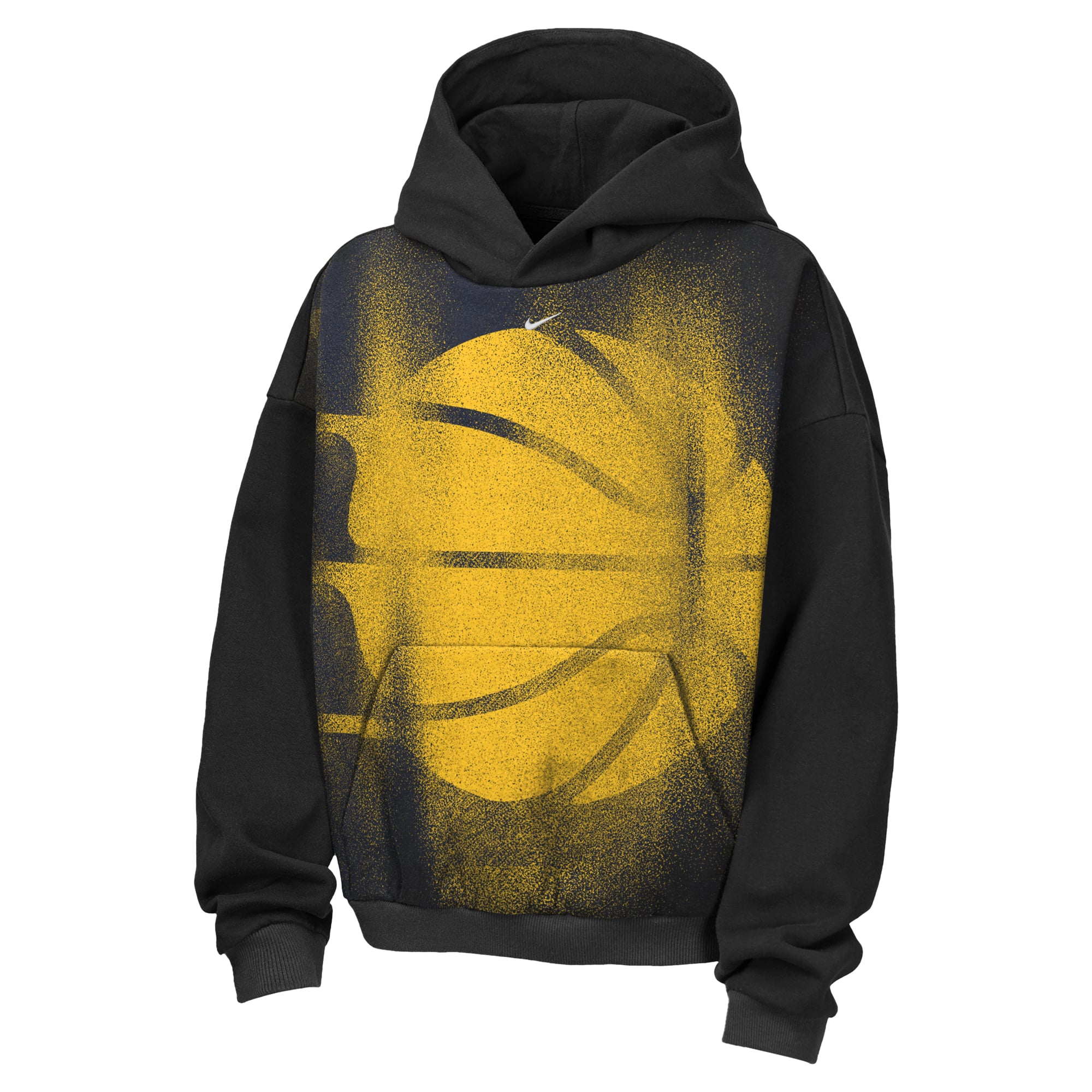 Sweat à capuche Nike Indiana Pacers 2026 Standard Issue Practice Icon Fleece pour enfant, noir
