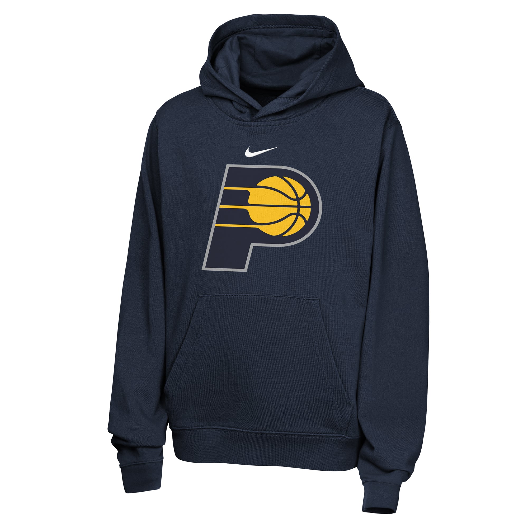 Sweat à capuche Nike Indiana Pacers Essential Logo Club pour enfant, bleu marine