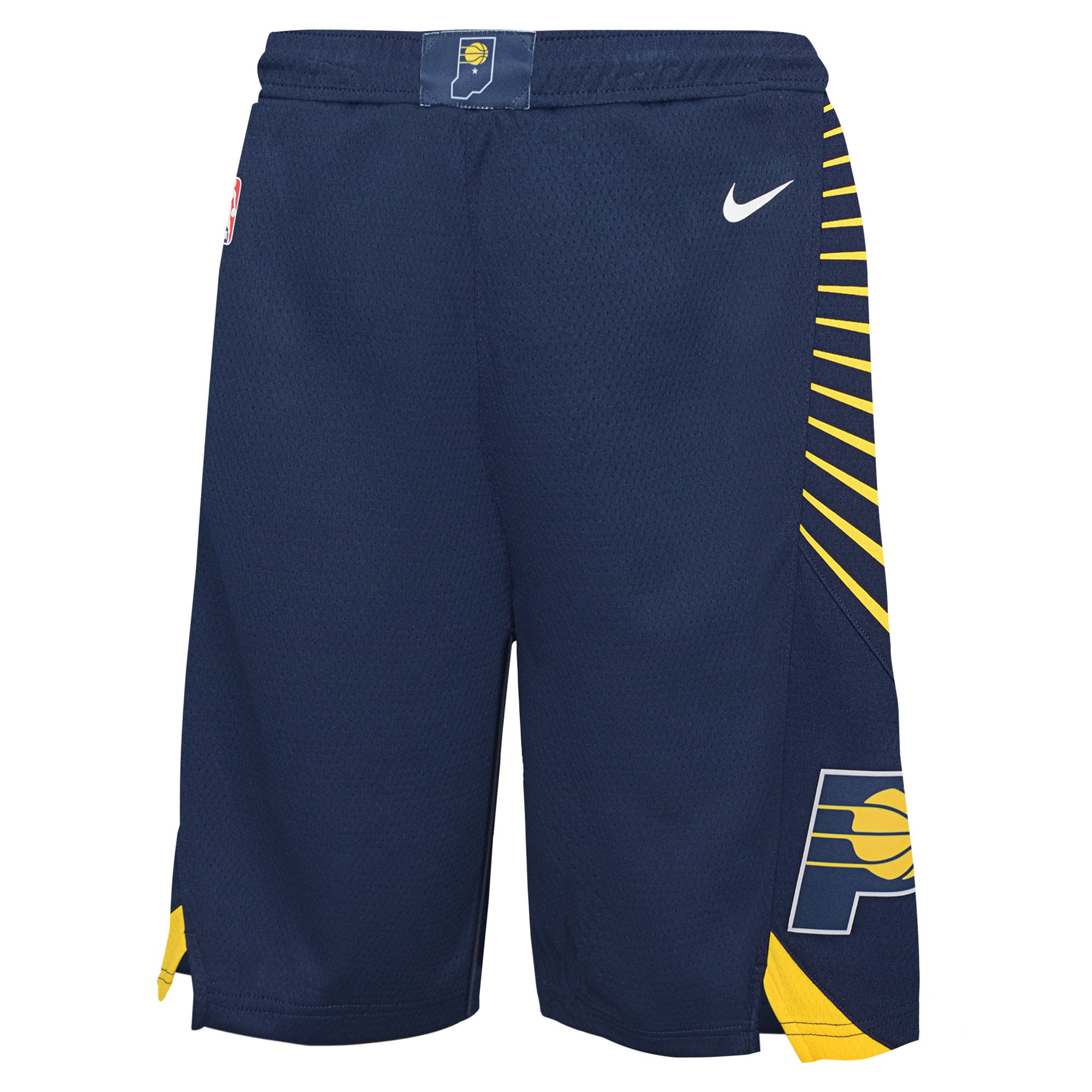 Short Nike Icon Swingman bleu marine pour jeune Indiana Pacers